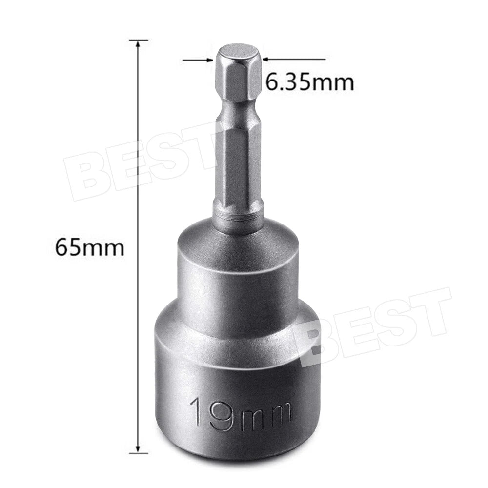 19 mm Caravan Leg Winder Magnetic Hexagon Socket Adaptor for Drill Impact Driver - view 2