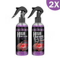 3in1 High Protection Quick Car Coat Ceramic Coating Spray Hydrophobic 100ML Set - view 11