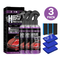 3in1 High Protection Quick Car Coat Ceramic Coating Spray Hydrophobic 100ML Set - view 16
