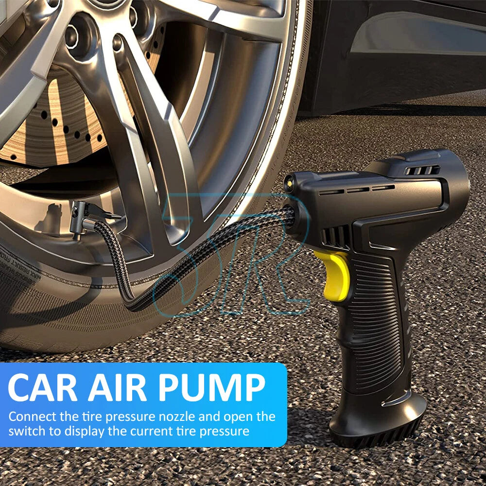 Automatic Cordless Car Tyre Inflator Handheld LCD Digital Air Compressor Pump - view 1