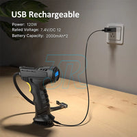 Automatic Cordless Car Tyre Inflator Handheld LCD Digital Air Compressor Pump - view 6