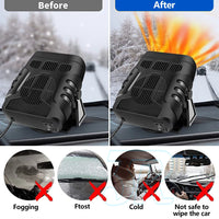 12V Portable Auto Car Heater Defroster Demister 120W Electric Heater Cooling Fan - view 4