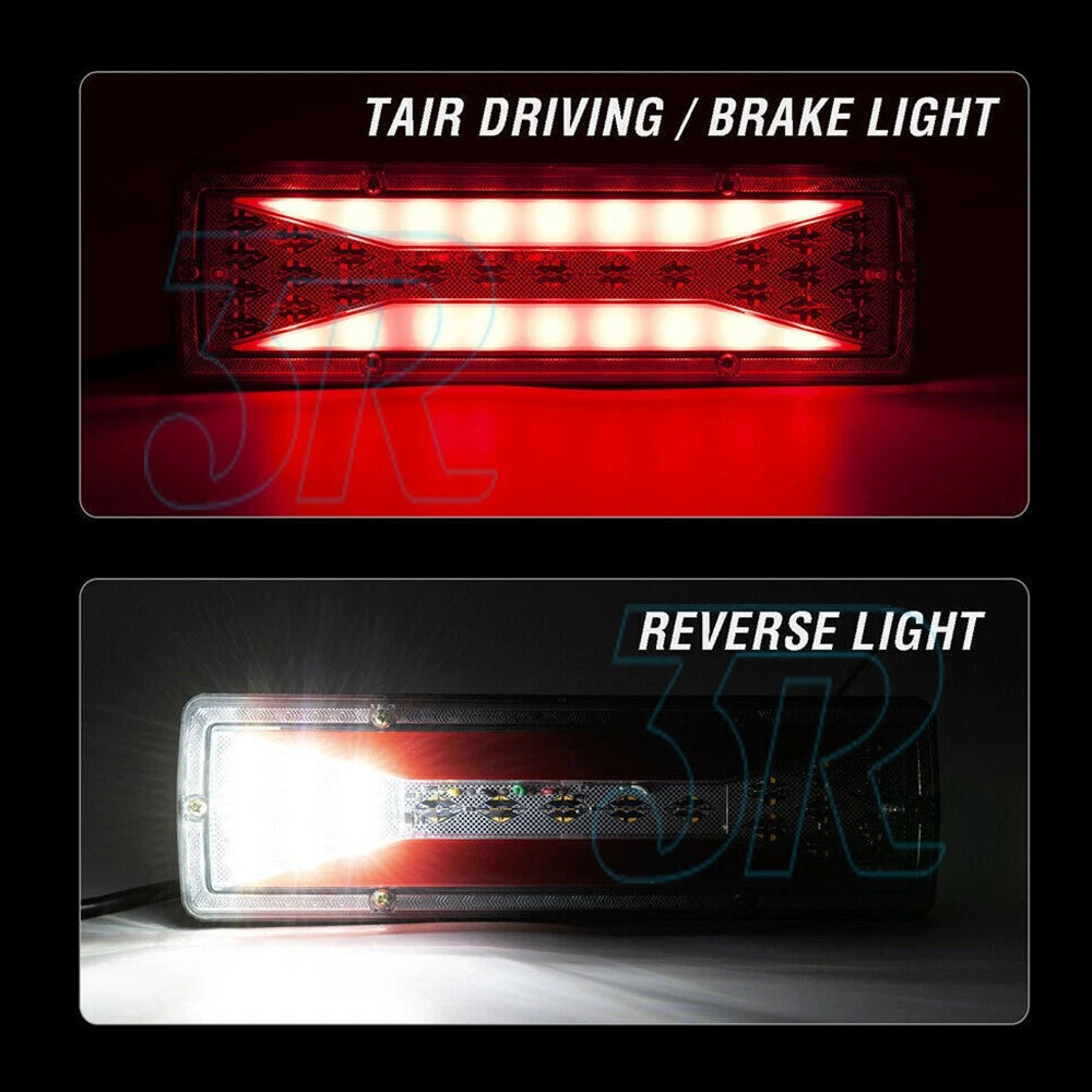 2x LED TRAILER LIGHTS TAIL LAMP STOP DYNAMIC INDICATOR 4WD CAMPER UTE 12V - view 5