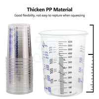 Graduated Paint Measuring Cups Resin Epoxy Ratios Mixing Cup Kits - view 4