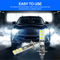 2PC NEW H1 6000K Super White 55W LED Headlight Bulbs Kit Fog Driving-Light - view 7