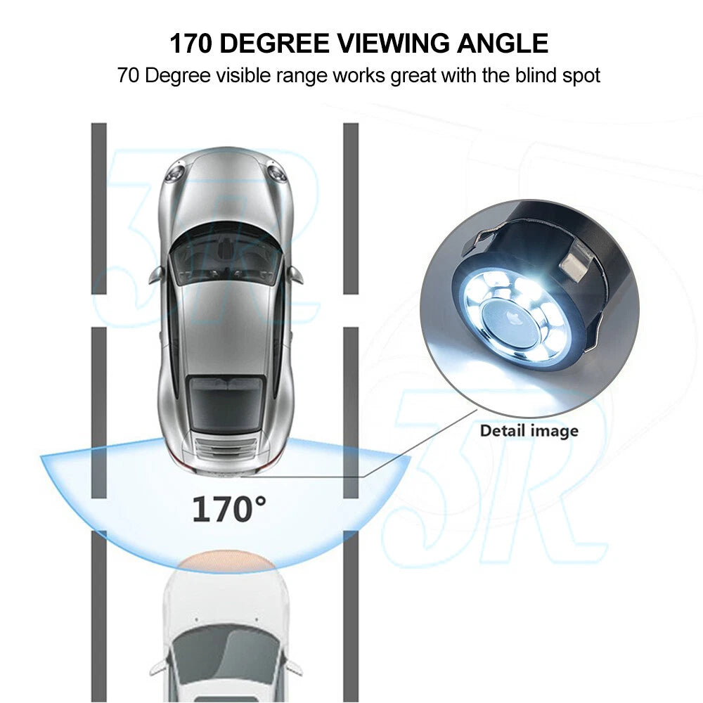 Car Rear View Reverse Parking 8LED Waterproof HD Camera Night Vision Cam - view 7