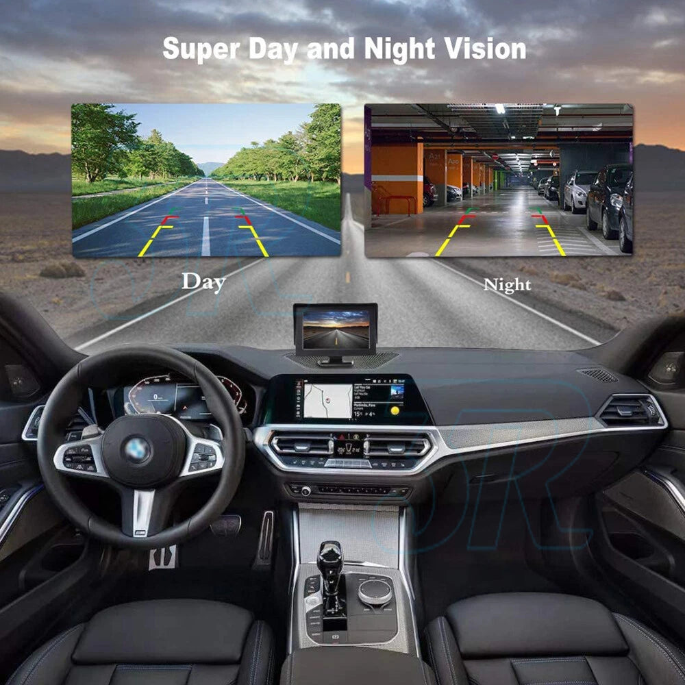 Car Rear View Reverse Parking 8LED Waterproof HD Camera Night Vision Cam - view 9