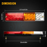2x Trailer lights 20 LED STOP TAIL INDICATOR TRUCK CAMPER LIGHT UTE 4WD 12V - view 8
