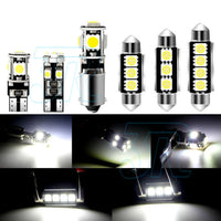 23x Car 12v Led Festoon Interior White Light Bulb 5050 5smd Auto Dome Globe DF - view 3