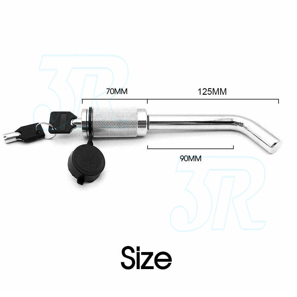 Trailer 5/8" Hitch Pin Lock Security Hitch Receiver Tow Bar Caravan Anti Theft - view 7