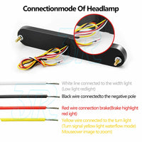2x 100 LED Neon Tail Lights Sequential Rear Taillight Car Truck Trailer Ute - view 4