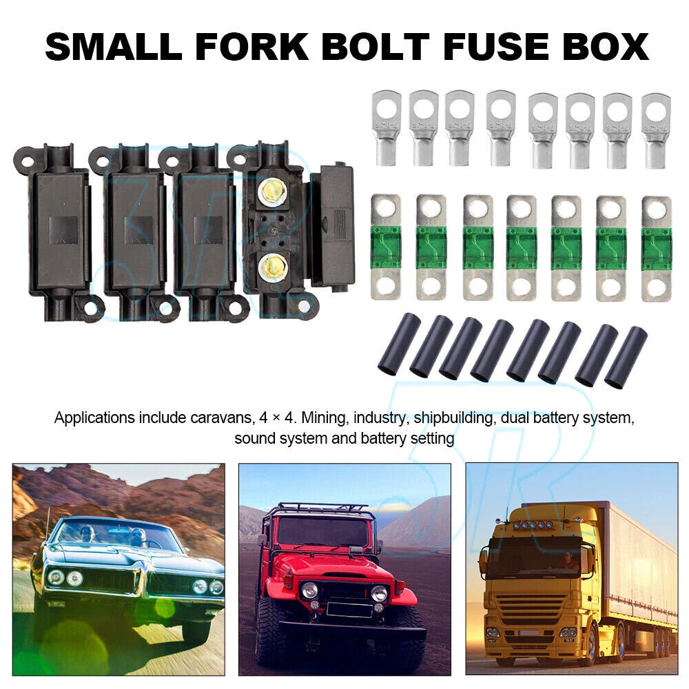 40A MIDI FUSE KIT 4 ANS Holder 7 x 40 AMP Fuses to Suit Redarc BCDC Dual Battery - view 1
