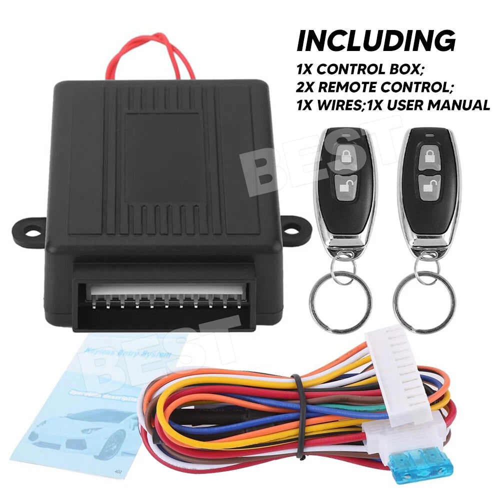 Universal Auto Keyless Entry System Door Remote Control Central Lock Locking Kit - view 10