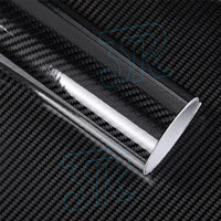 1.51 X 1M 5D GLOSS BLACK CARBON FIBER FIBRE CAR VINYL WRAP FILM ROLL AIR RELEASE - view 9