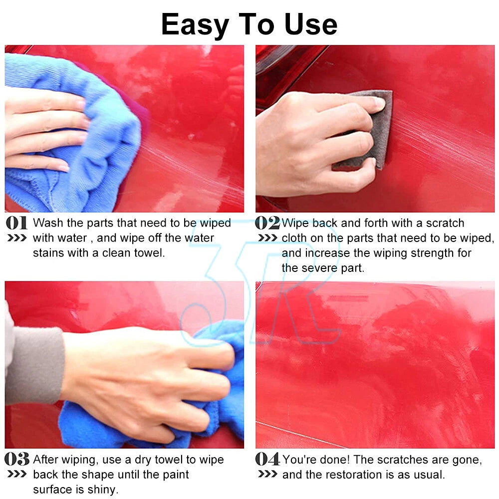 6Pcs Nano Magic Car Scratch Remover Cloth Polish Scuffs Surface Dirty removal - view 9