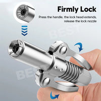 Grease Tool Coupler Heavy-Duty Quick Lock Double Handle Leak-Free Grease Gun - view 3