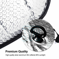 Car Windscreen Sun Shade Heat Reflective Windshield Front Rear Window UV Block - view 3