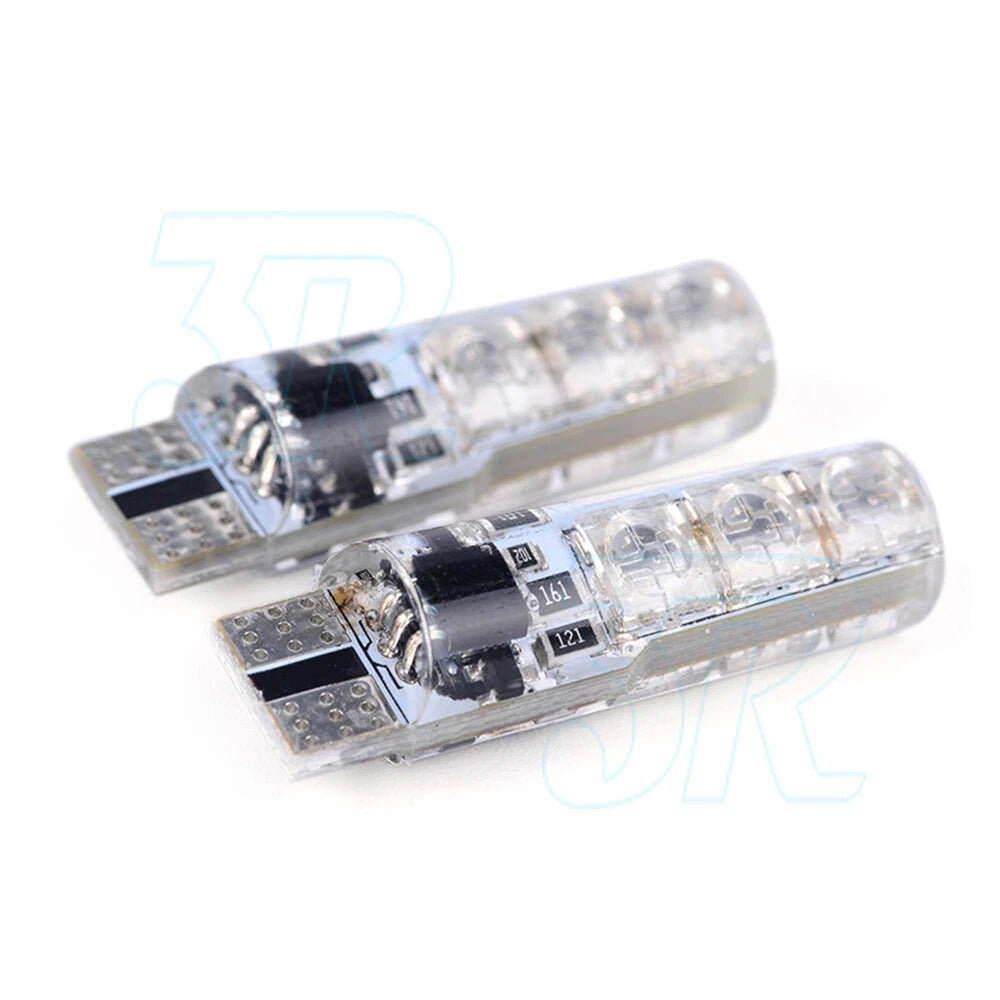 4X LED T10 Remote Control RGB Color Changing Parker Number Plate Car Light Bulbs - view 2