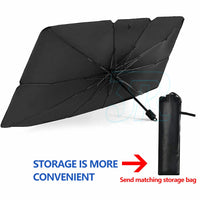 2x Car Windshield Sunshade Umbrella Foldable Front Window Cover Visor Sun Shade - view 1