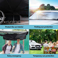 2x Car Windshield Sunshade Umbrella Foldable Front Window Cover Visor Sun Shade - view 8