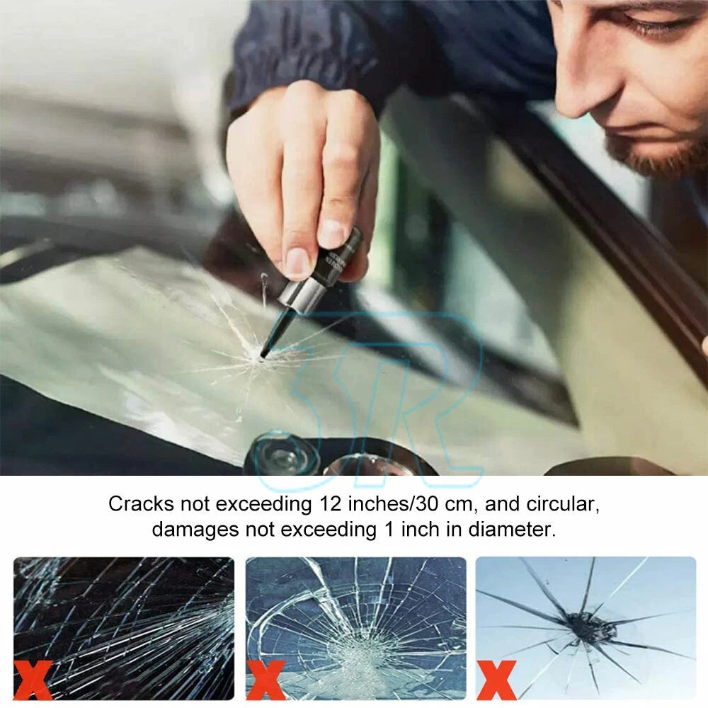 Repair Glass Windshield Kit Window Crack Car Tool Screen Resin Phone - view 6