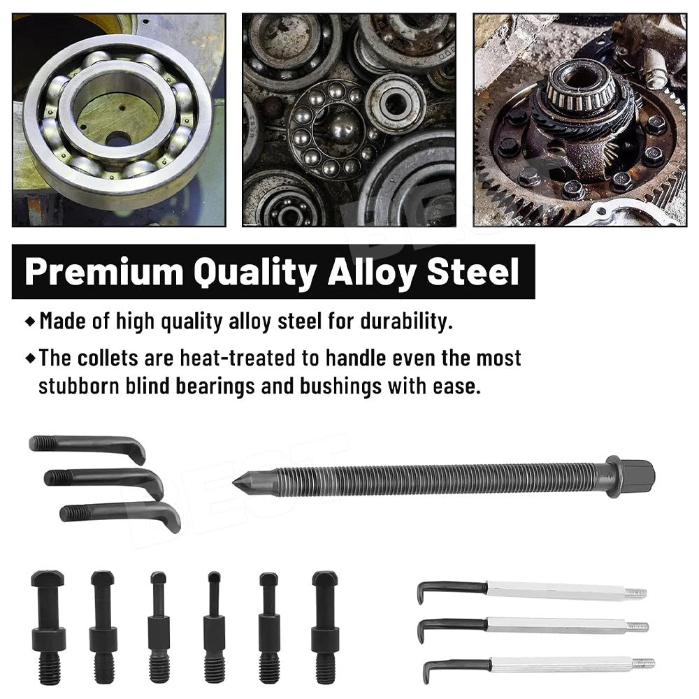 Bearing Disassembly Puller Inner Hole Puller Removal Tool Three Jaw Puller Kits - view 4
