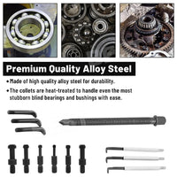 Bearing Disassembly Puller Inner Hole Puller Removal Tool Three Jaw Puller Kits - view 4