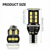 2x T15 W16W 2835 LED Reverse Light Canbus Error Free 912 Backup Bulb 800LM White - view 3