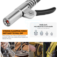 Grease Coupler Heavy-Duty Quick Release Grease Gun Coupler NPTI/8 10000PSI - view 5