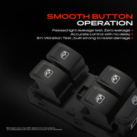 Front Right Window Switch without Bezel for VW Golf Mk7 and Passat B8 – view 3