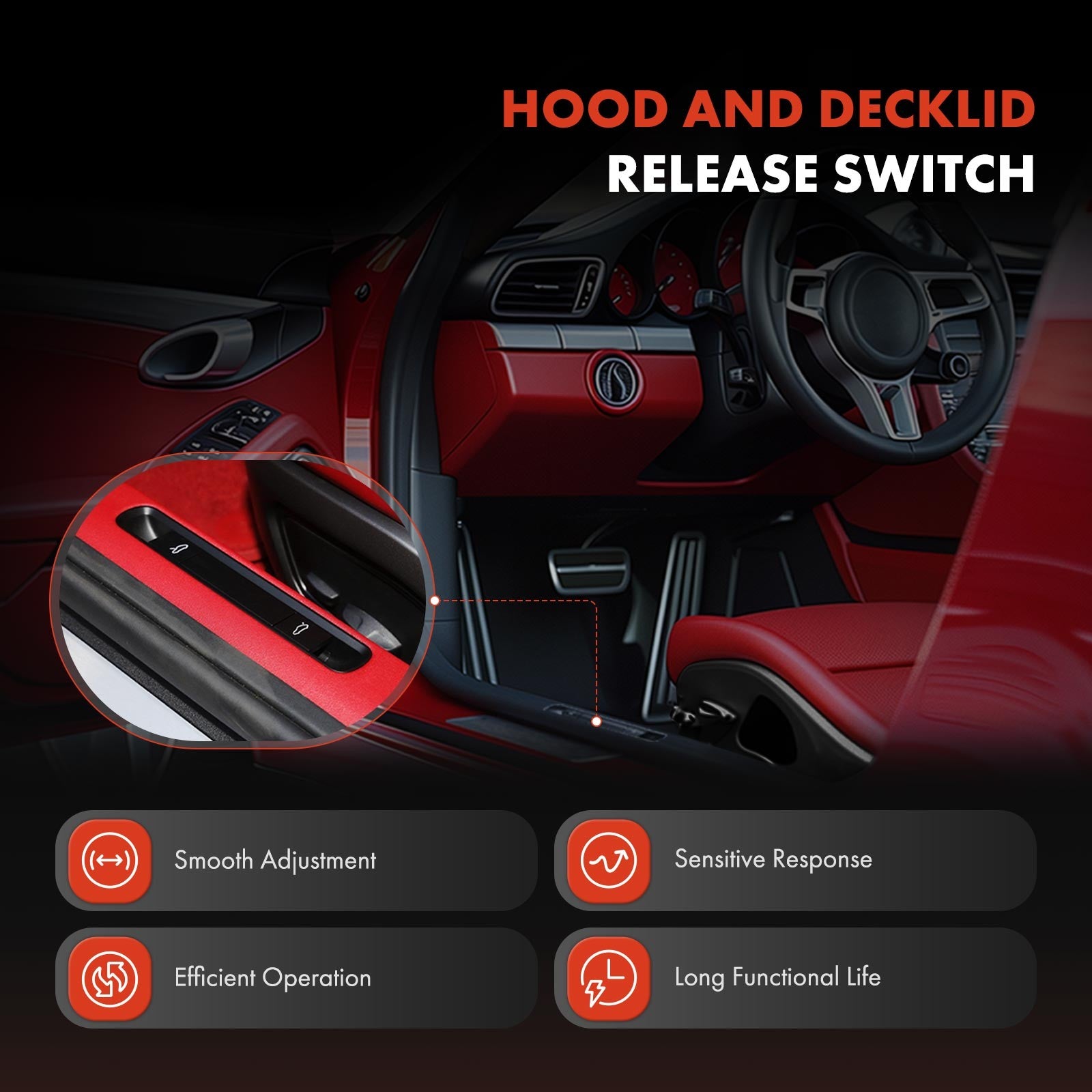 Decklid Release Switch for Mercedes-Benz E220 E300 E400 E63 S500 S63 2013-2023 - image 1