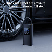 Portable Digital Display Smart Tire Inflator with LED Light for Cars Bikes