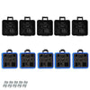 5x 12V 80A 5-Pin Automotive Relays With Waterproof Harness Sockets