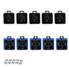 5x 12V 80A 4-Pin Automotive Relays With Waterproof Harness Sockets