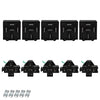 5x 24V 40A 5-Pin Automotive Relays With Wiring Harness Sockets & Brackets