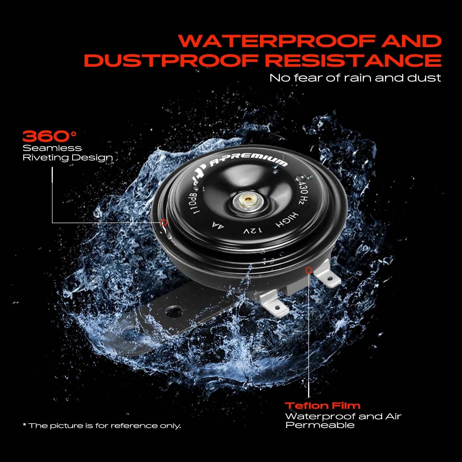 2x Disc Horns With 2 Connectors for Toyota Camry RAV4 Subaru Impreza Liberty Lexus - image 5