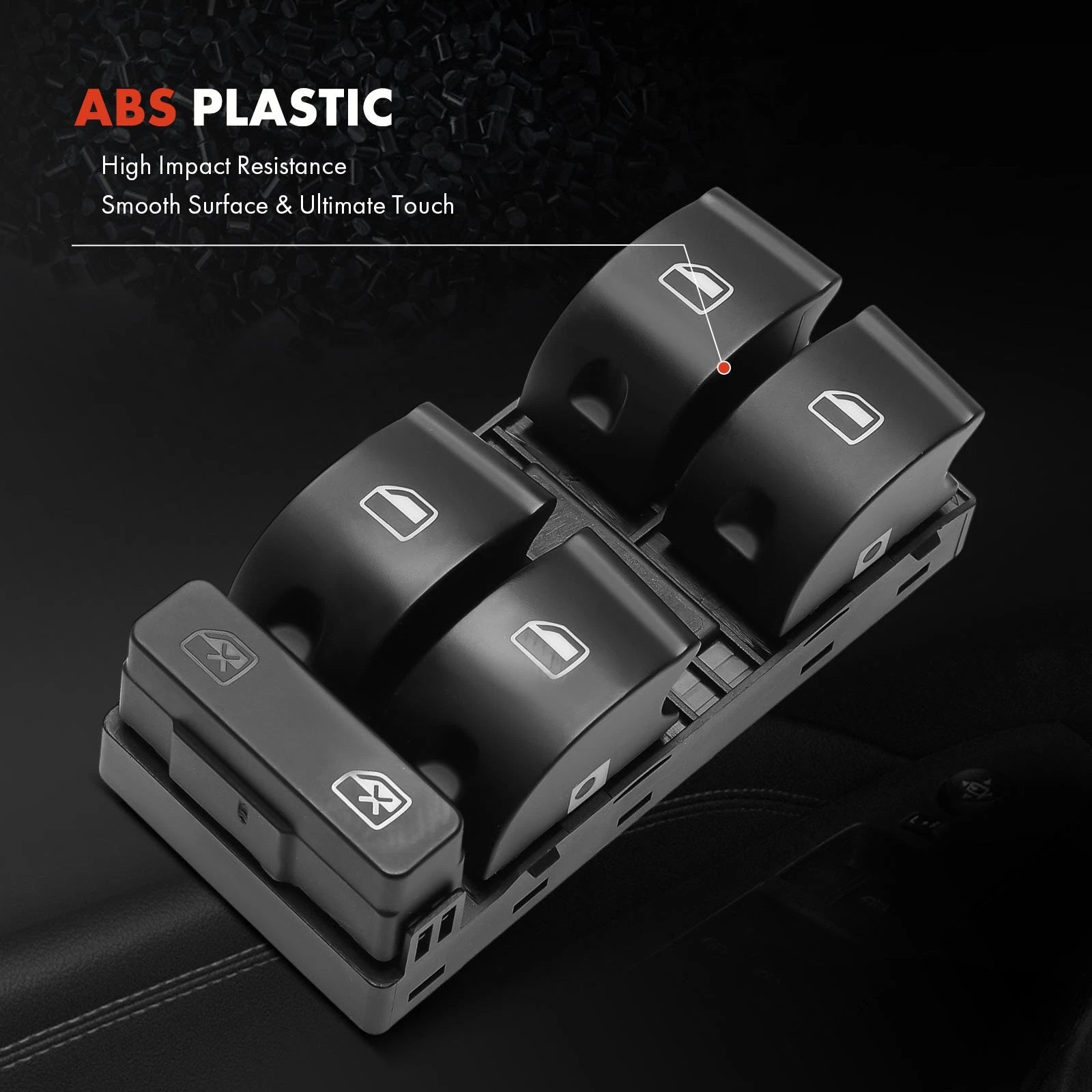 Front Right Master Power Window Switch Without Bezel for Audi A4 B6 B7 2000-2008 - image 4