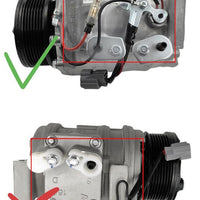 A/C Compressor Fit For Honda Accord Euro CL CM CRV RD 2.4L 3.0L K24A3 K24A1 J30A4 2001-2008 38810-PNB-006 - image 7