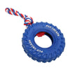 Dog Tire Chewing Toy Bite Resistant Treat Dispensing Rubber
