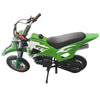 Green Mini Motor Dirt Bike Kids Pocket 2 Stroke Motorbike ATV Twin Exhaust Tip Toys 49cc With 2 Wheels
