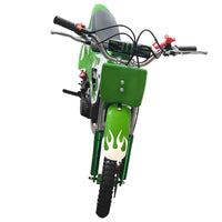 Green Mini Motor Dirt Bike Kids Pocket 2 Stroke Motorbike ATV Twin Exhaust Tip Toys 49cc With 2 Wheels - image 5