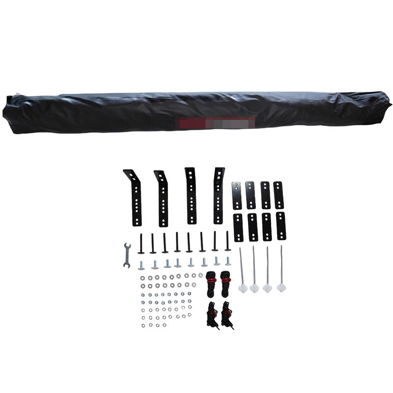 270 Degree Free-Standing Awning & "L" Bracket 600D Double-Ripstop With LED Light Right Side - image 2