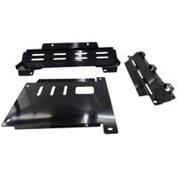 Black Bash Plates Fit For Mazda BT50 For Isuzu D-Max TFS TFR Sump Guard Underbody Protect 2020-ON - image 2