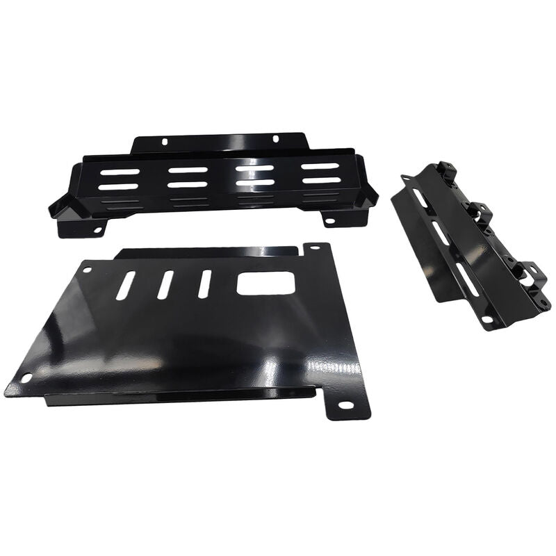 Black Bash Plates Fit For Mazda BT50 For Isuzu D-Max TFS TFR Sump Guard Underbody Protect 2020-ON - image 2