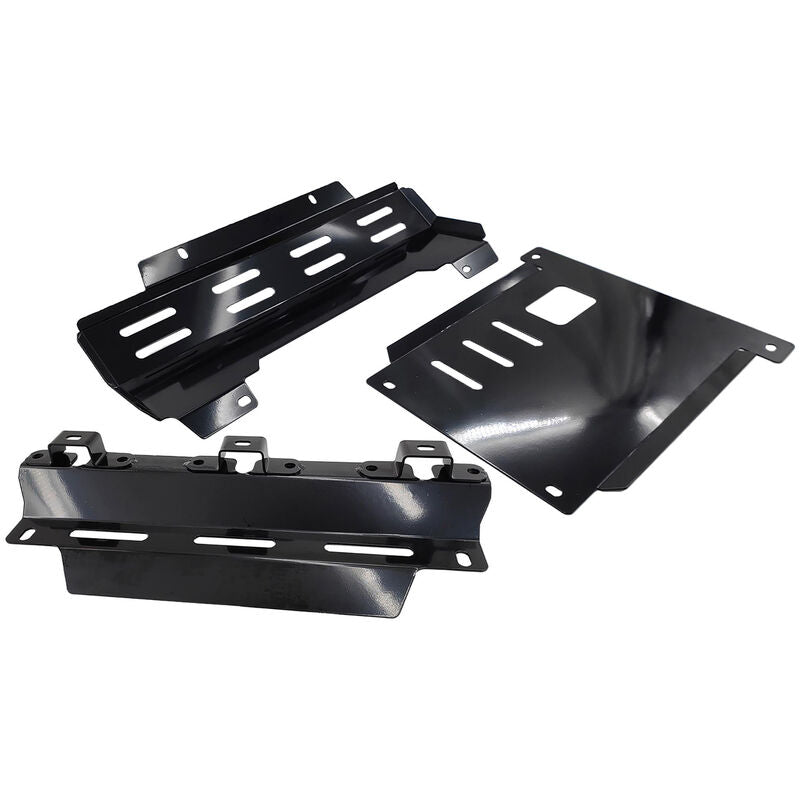 Black Bash Plates Fit For Mazda BT50 For Isuzu D-Max TFS TFR Sump Guard Underbody Protect 2020-ON - image 5