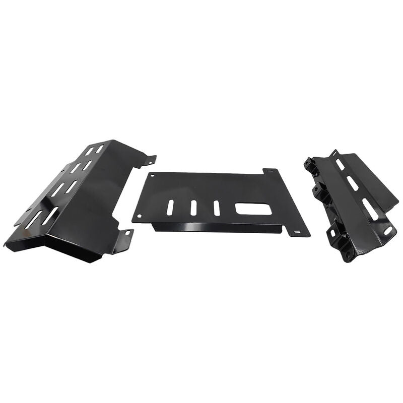 Black Bash Plates Fit For Mazda BT50 For Isuzu D-Max TFS TFR Sump Guard Underbody Protect 2020-ON - image 6
