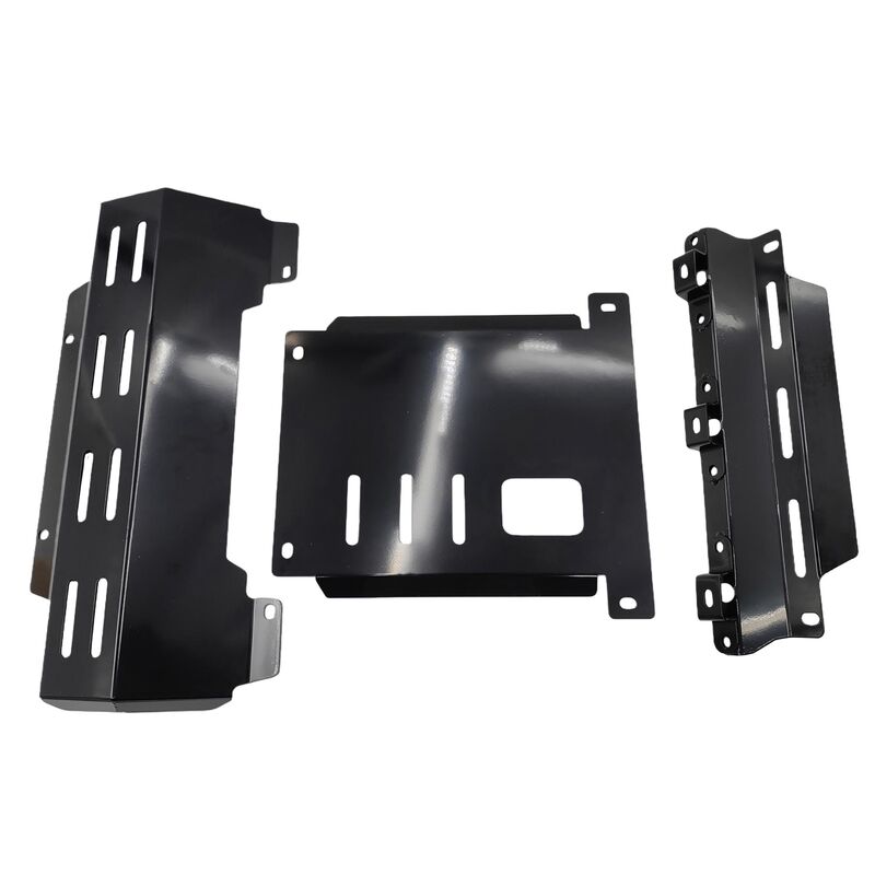 Black Bash Plates Fit For Mazda BT50 For Isuzu D-Max TFS TFR Sump Guard Underbody Protect 2020-ON - image 9