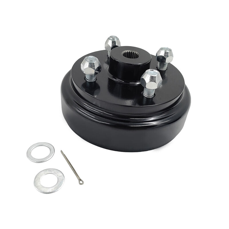 Golf Cart Brake Drum Hub Assembly Fit For EZGO TXT Electric Vehicles 19186G1 1982-ON - image 1