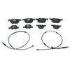 8Pcs Front & Rear Brake Pads With Wear Sensor Fit For BMW X5 E70 F15 F85 X6 E71 F16 F86 34114074370