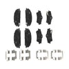 8 Pcs x Front & Rear Brake Pad With Clips Fit For Holden Calais Caprice Commodore VE Statesman WM
